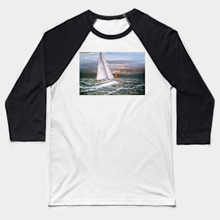 MAID OF MORAIRA SAILING FROM IBIZA TO MORAIRA SPAIN Baseball T-Shirt